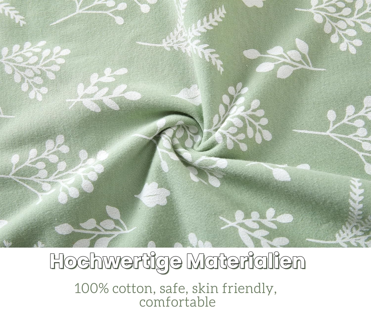 Thumbnail 5 de Chilsuessy Kinder Sommer Schlafsack 0.5 Tog – atmungsaktiver Baumwoll-Schlafsack für Baby (Größen 90–150 cm)