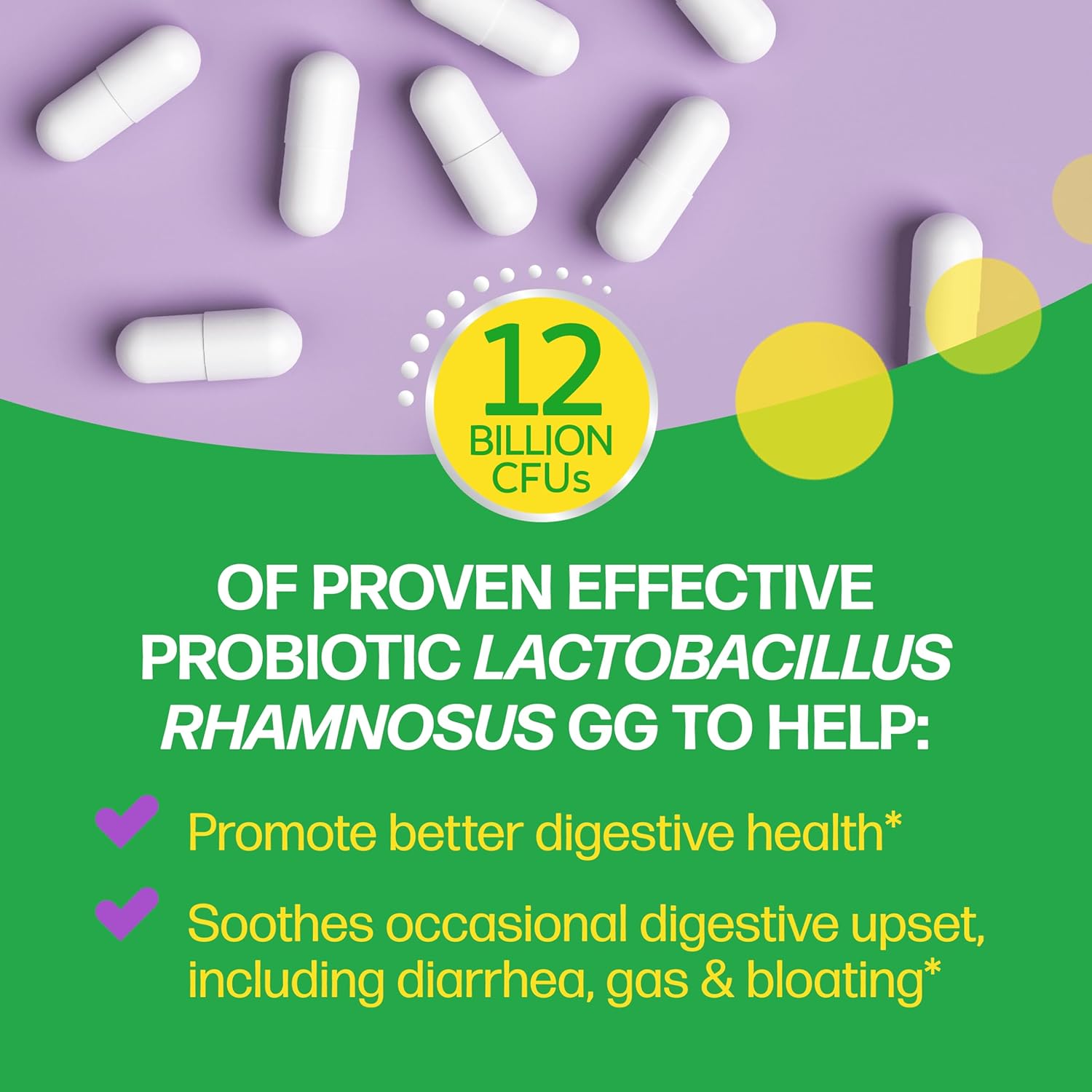 Detalle de Culturelle 049100401430 Pro Strength Probiotic Capsules, 12 Billion CFUs, 60 Count