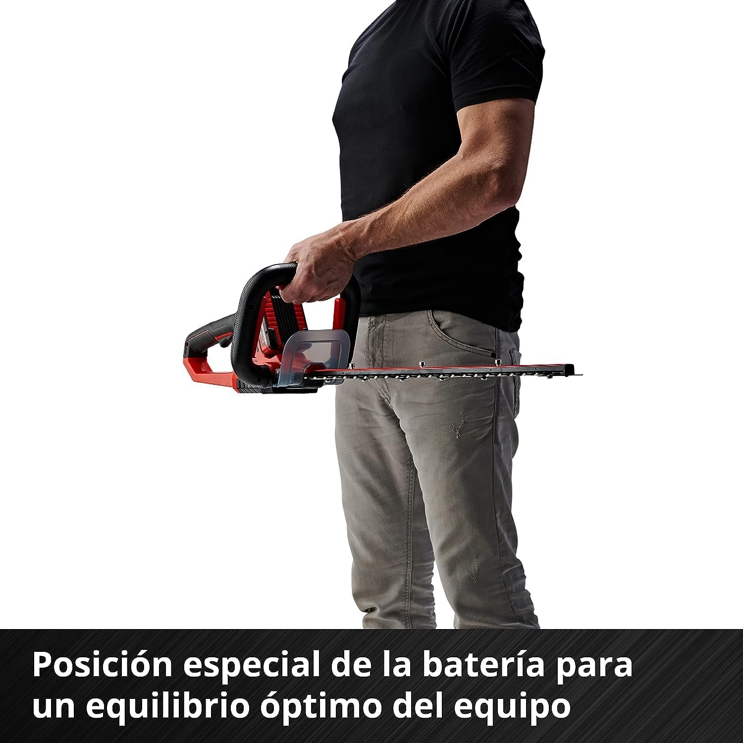 Detalle de Einhell ARCURRA Cortasetos BaterÃa 18V 🌿 Eficiente y Ligero