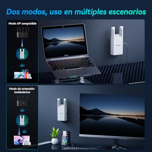 Thumbnail 5 de Tenda A18 Pro AC1200 repetidor WiFi doble banda con puerto Gigabit (hasta 150 m²)