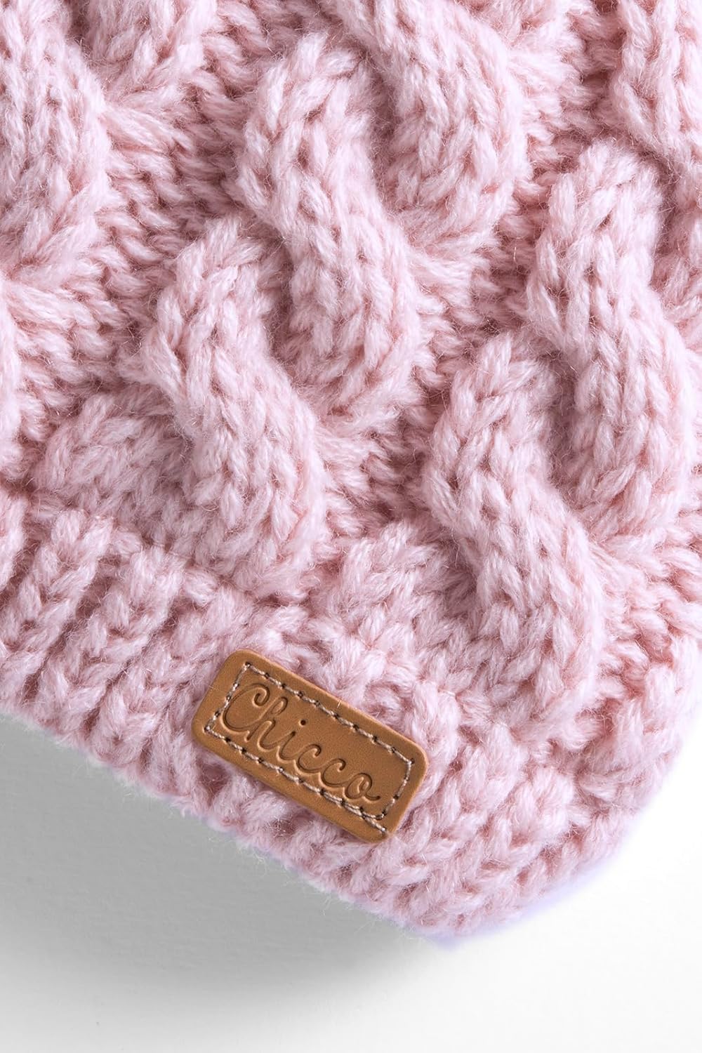 Detalle 2 de Chicco Set Cappellino e Guanti in Tricot di Cotone – neonata/neonato, design italiano