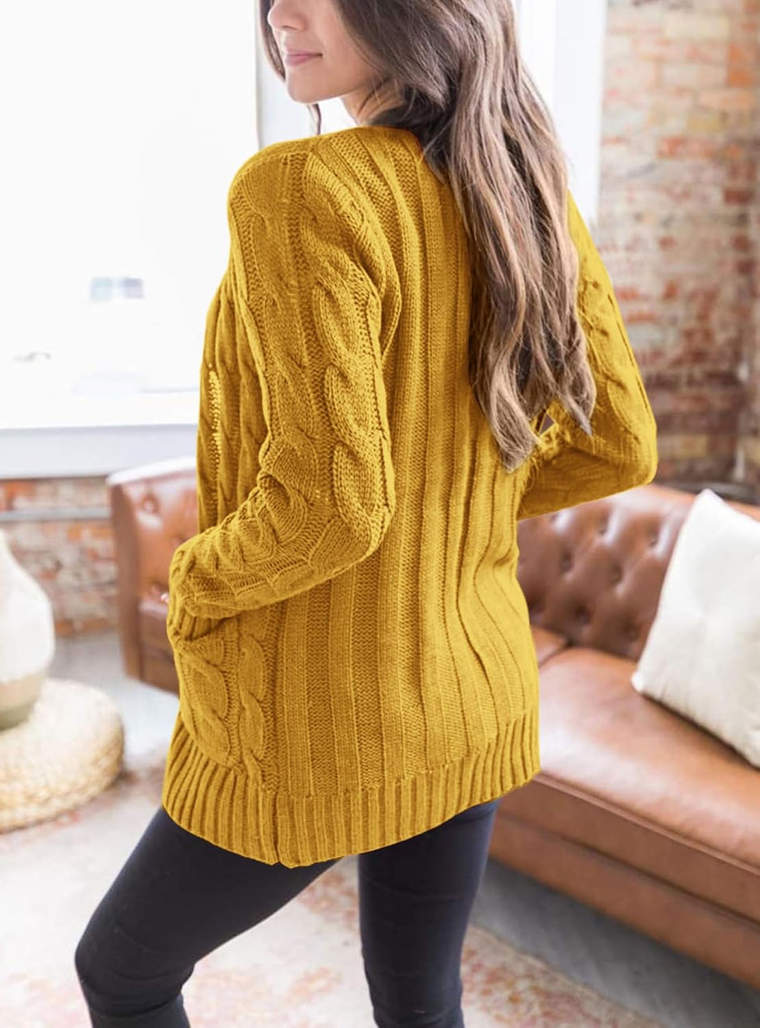 Thumbnail 1 de PRETTYGARDEN Open-Front Women's Cardigan Sweater