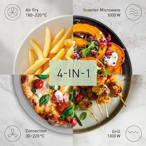 Detalle 2 de Panasonic NN-CT54RWBPQ 27L 4-in-1 Combination Inverter Microwave with Air Fryer