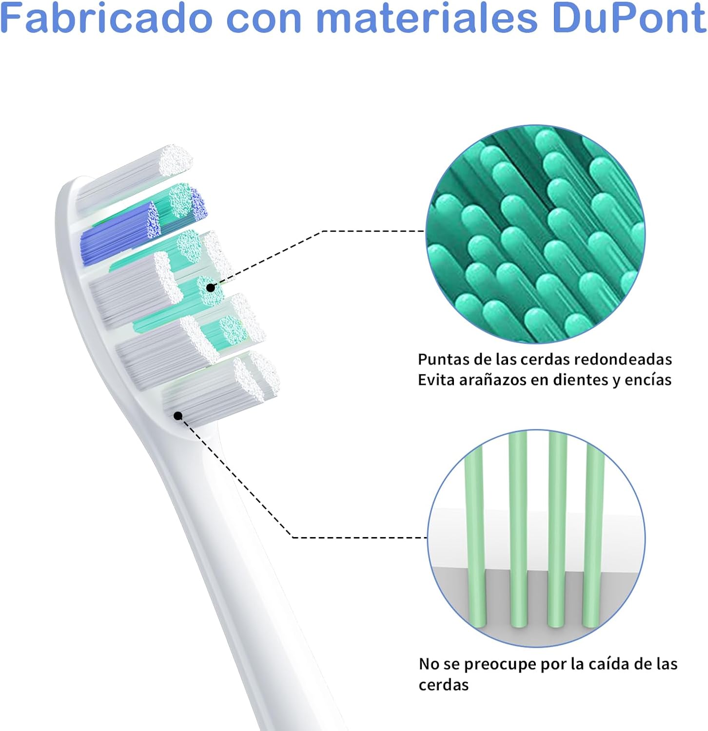 Thumbnail 4 de REDTRON Cabezales de Recambio Philips ProResults, Set de 8 🦷
