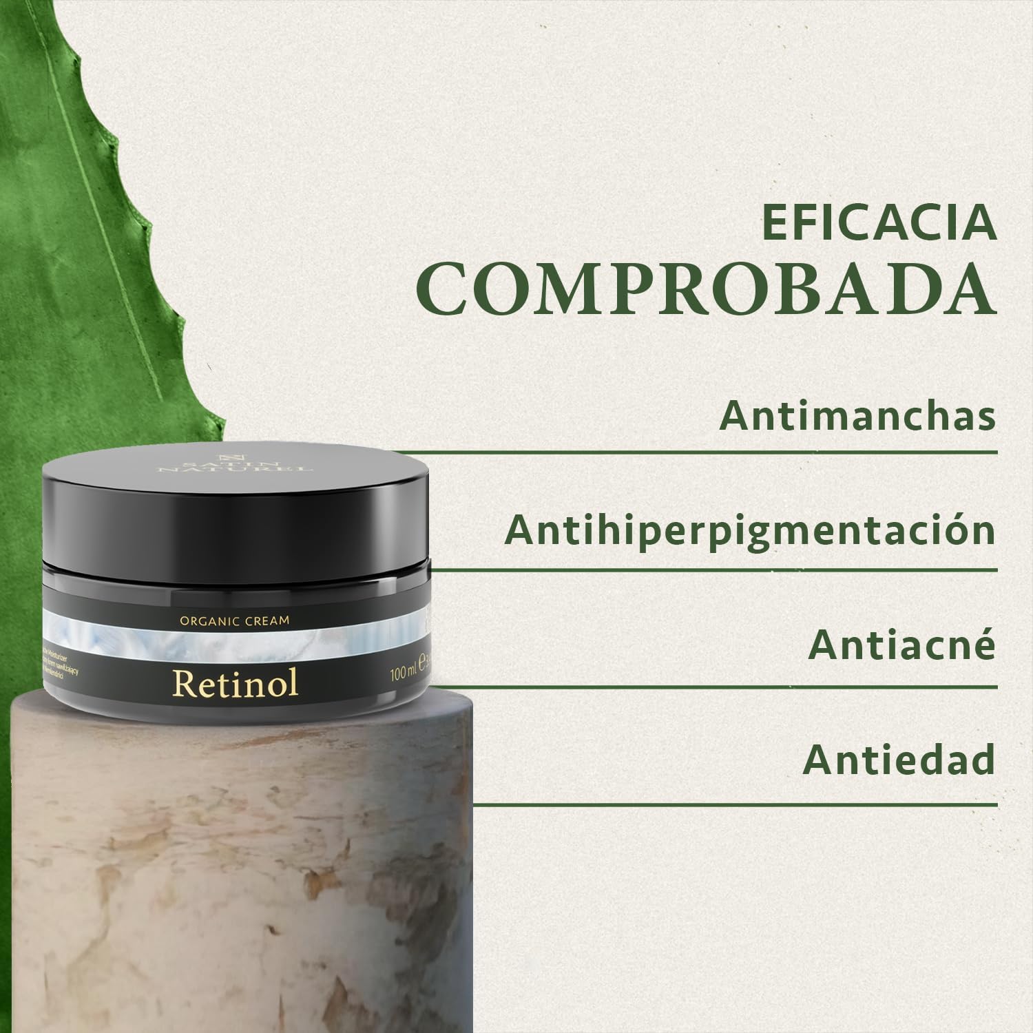 Detalle 2 de Satin Naturel Crema Hidratante Facial 100 ml