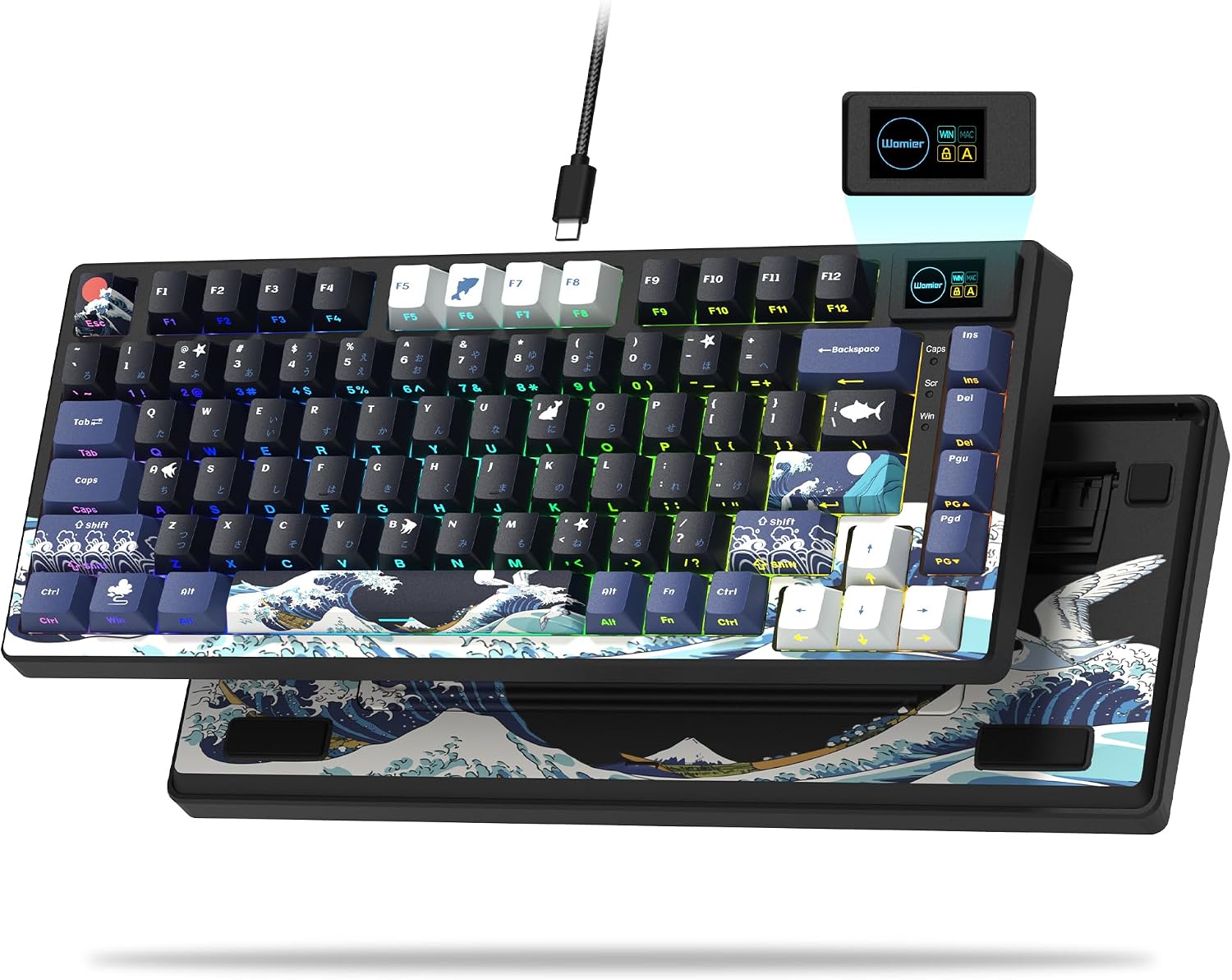 Detalle de Womier SK80 75% mechanical keyboard