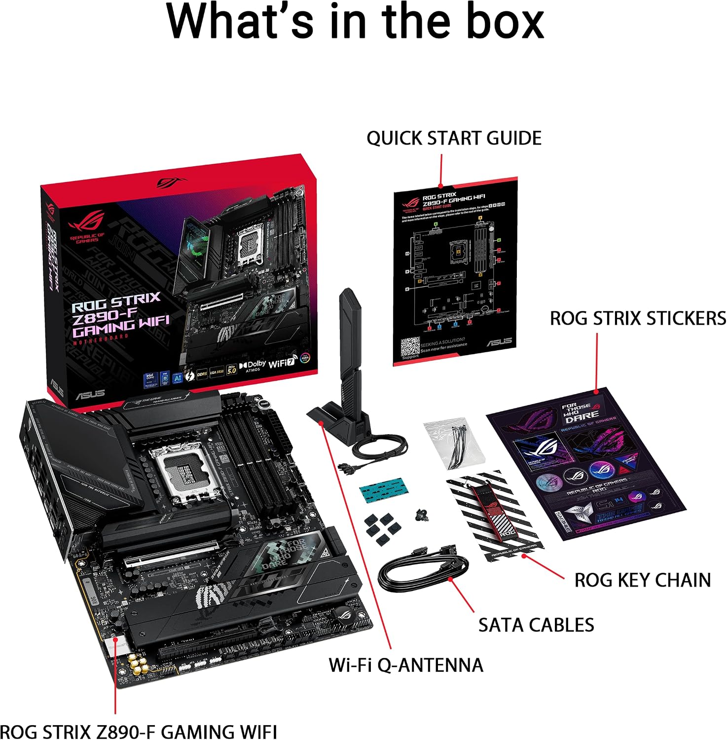 Thumbnail 5 de ASUS ROG Strix Z890-F Gaming Motherboard, DDR5 5X M.2