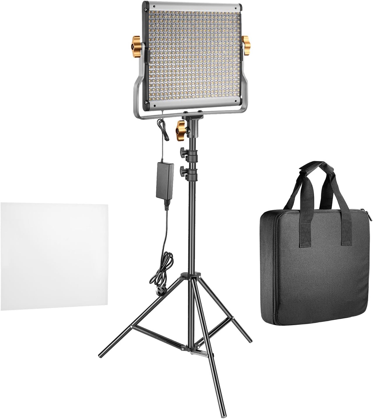 Thumbnail 1 de NEEWER 2 Pack Dimmable Bi-Colour 480 LED Video Light Kit (3200–5600K, CRI 96+)