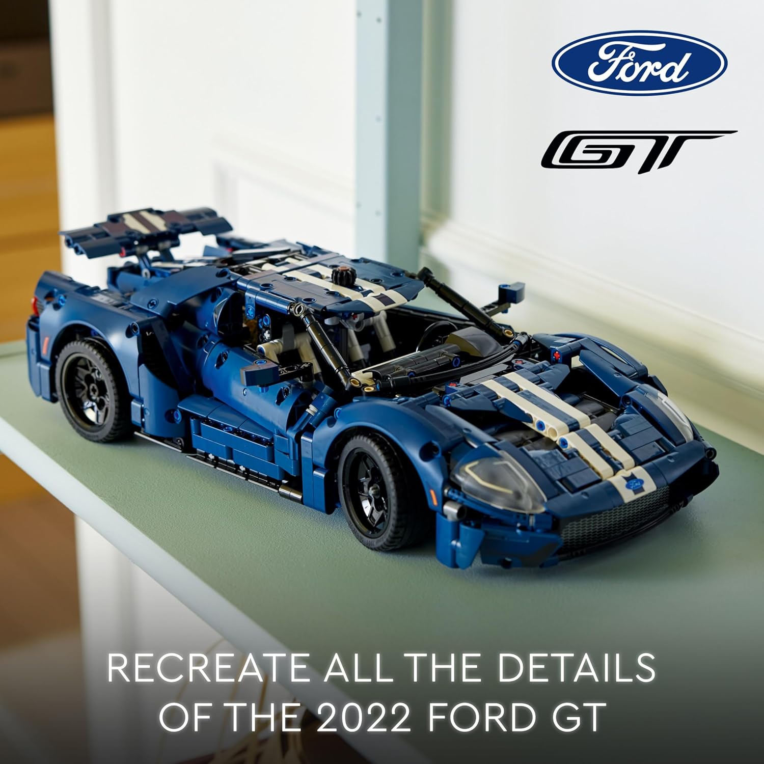 Thumbnail 1 de LEGO Technic 2022 Ford GT 42154 1:12 scale car model kit (1,466 pieces)