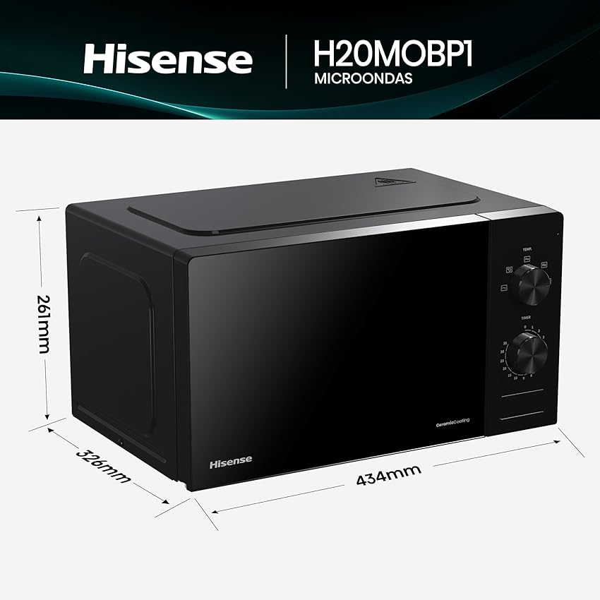 Thumbnail 1 de Hisense H20MOBP1 microondas 20 L 700 W