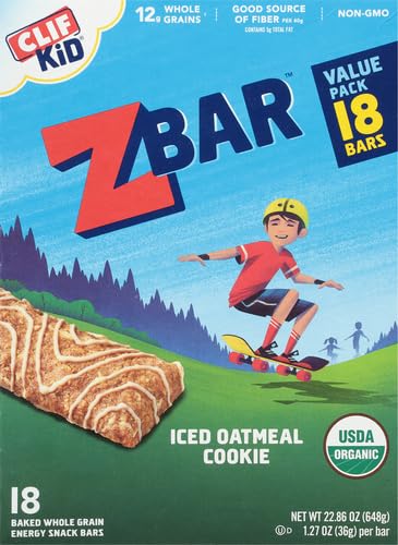 Detalle de CLIF Boyeb Organic Iced Oatmeal Cookie Soft-Baked Snack, 18 oz