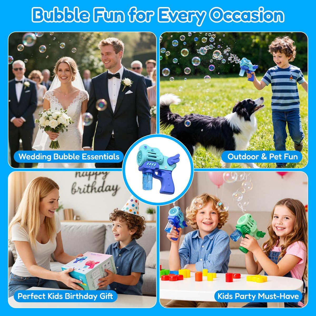Detalle 2 de Rechargeable Bubble Machine 2-Pack
