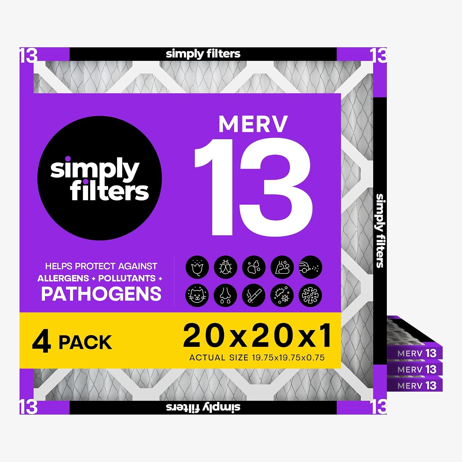 Detalle de Simply HVAC Air Filter 20x20x1