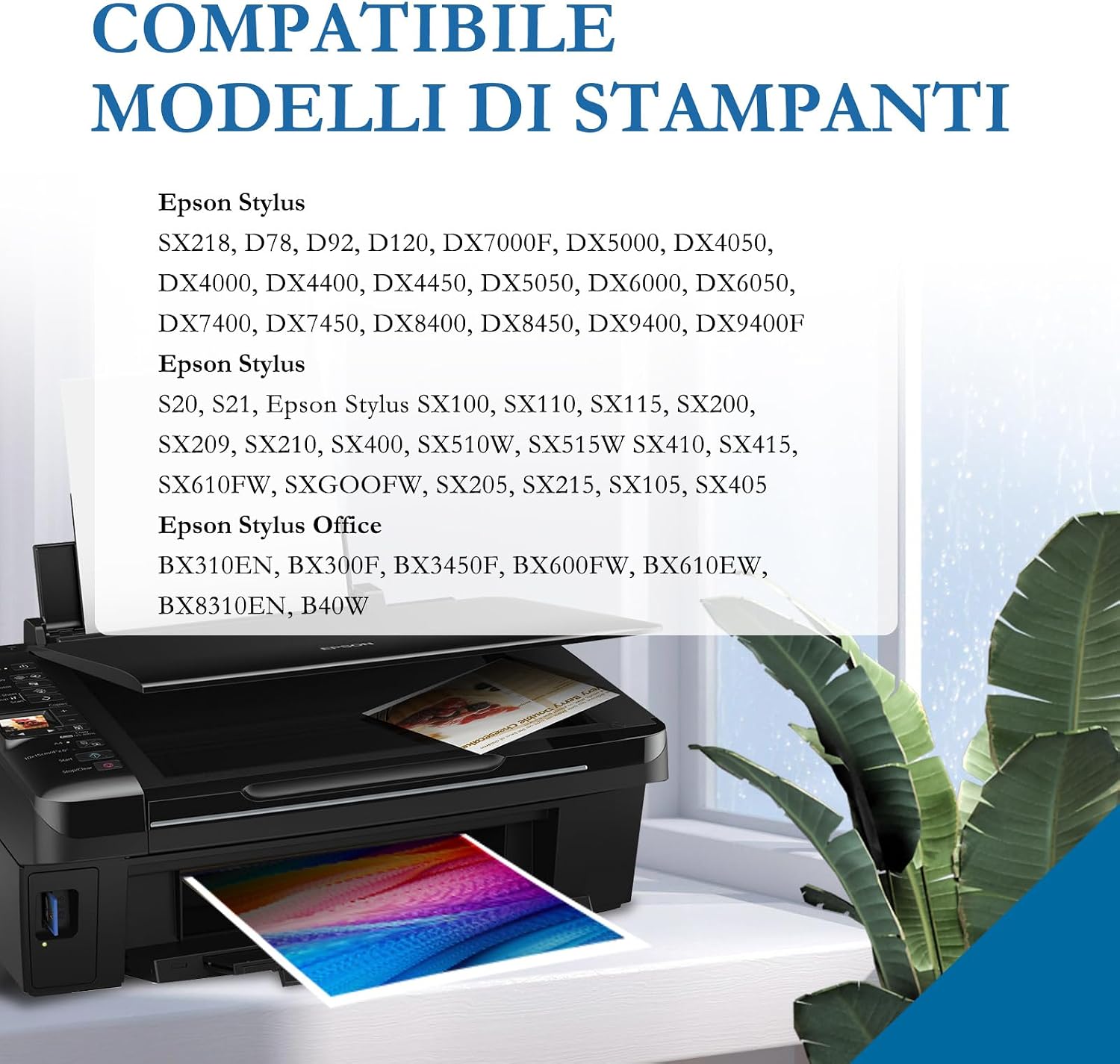 Thumbnail 1 de Paeolos T0715 Multipack Cartucce d'inchiostro compatibili per Epson T0711–T0714 | Compatibilità ampia