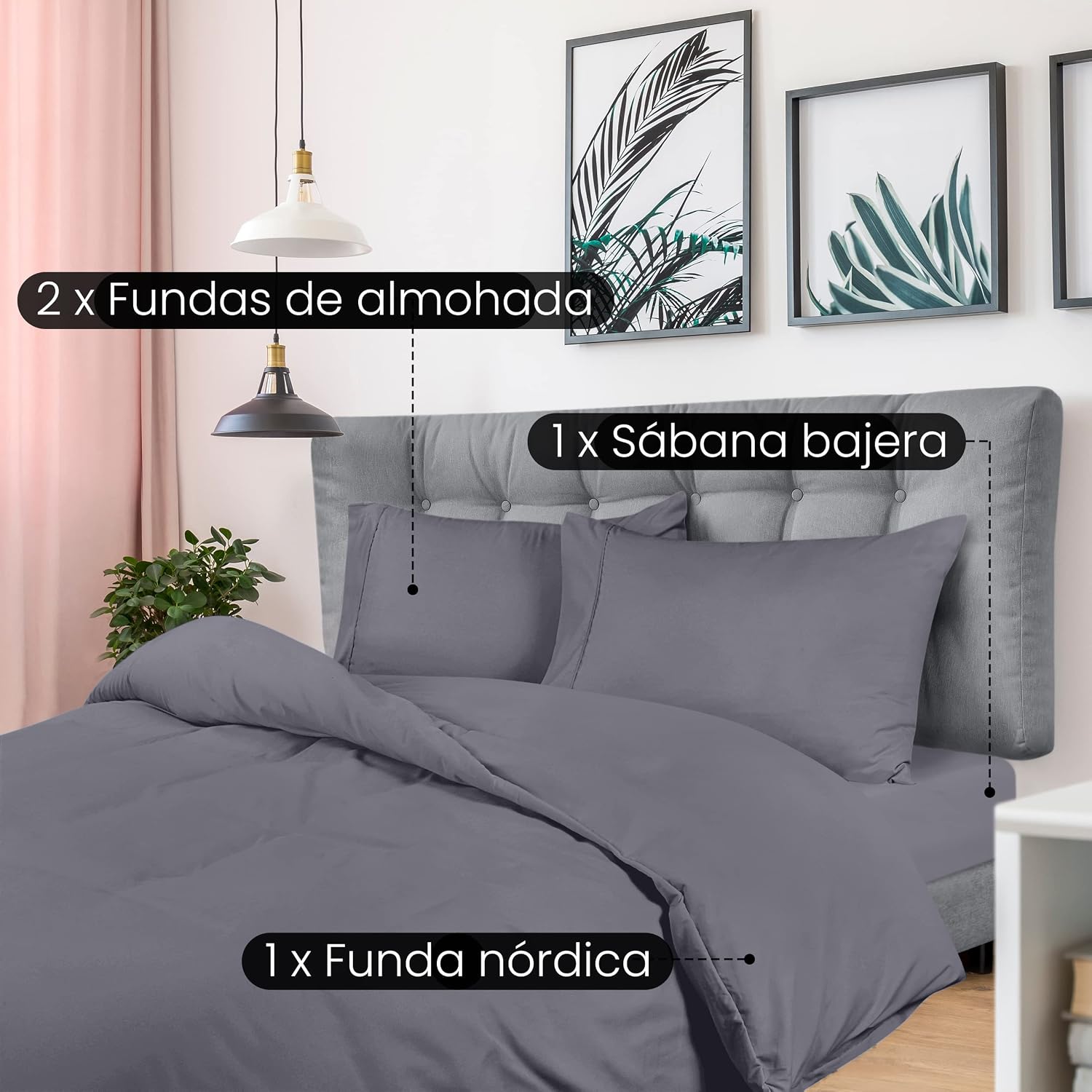 Thumbnail 5 de Utopia Bedding - Juego de Cama Suave Microfibra 🌙