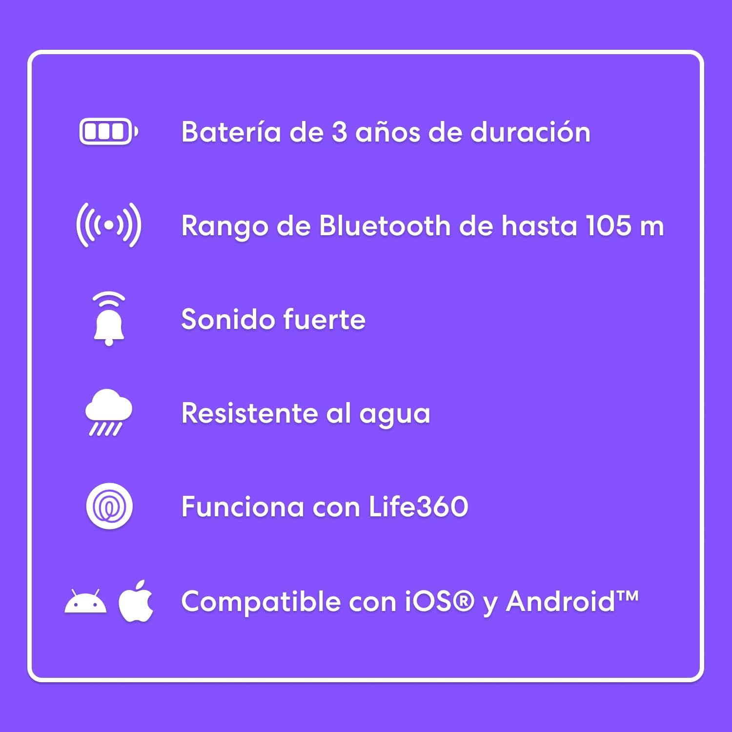 Thumbnail 5 de Tile by Life360 Essentials 2024 - Localizadores Bluetooth 📍 ¡Nunca Pierdas Tus Objetos!