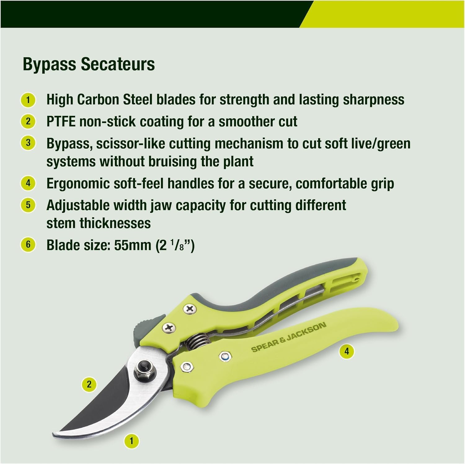 Thumbnail 1 de Spear & Jackson CUTTINGSET3K adjustable secateur set