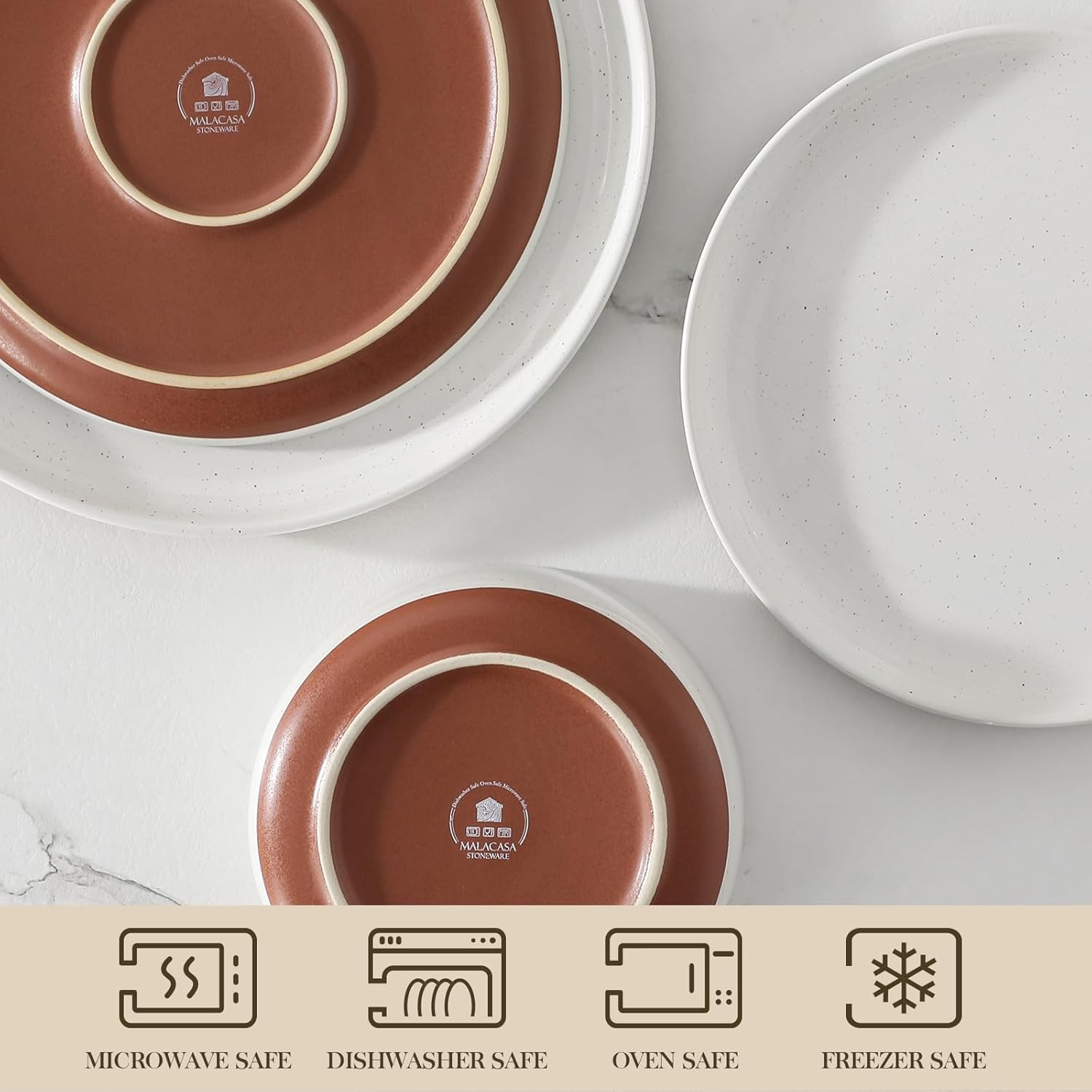 Detalle 2 de MALACASA TARA 24-Piece Dinnerware Set 🍽