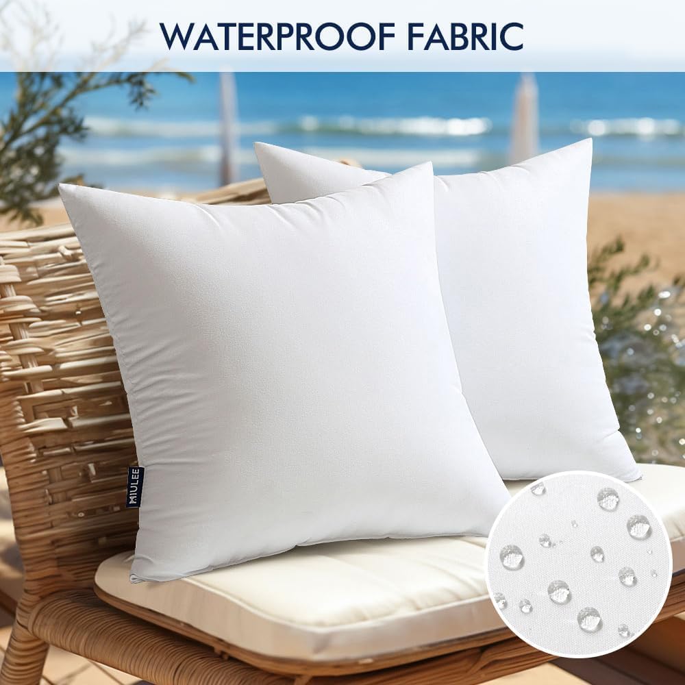 Detalle de MIULEE Outdoor Pillow Inserts 26x26