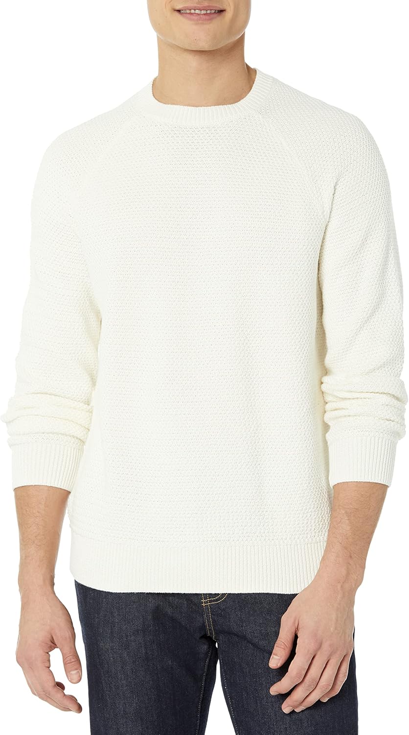 Thumbnail 6 de Herren Oversize-Pullover von Amazon Essentials mit Rundhalsausschnitt aus strukturierter Bio-Baumwolle