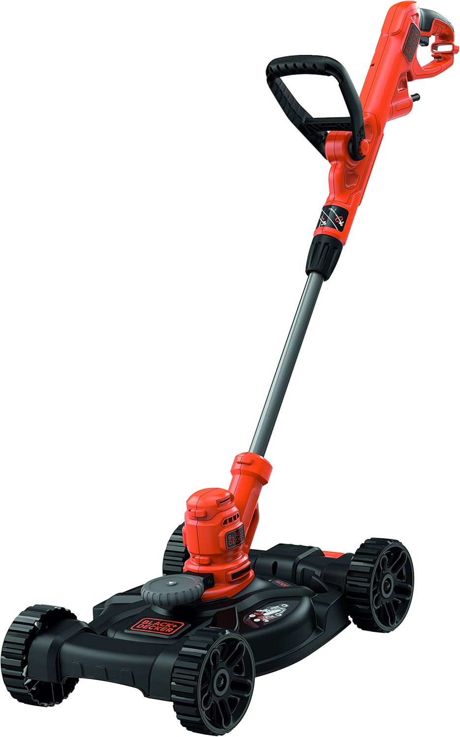 BLACK+DECKER 3IN1 BESTA530CM-QS: 550 W, taglio 30 cm, filo automatico, bordatura con ruota