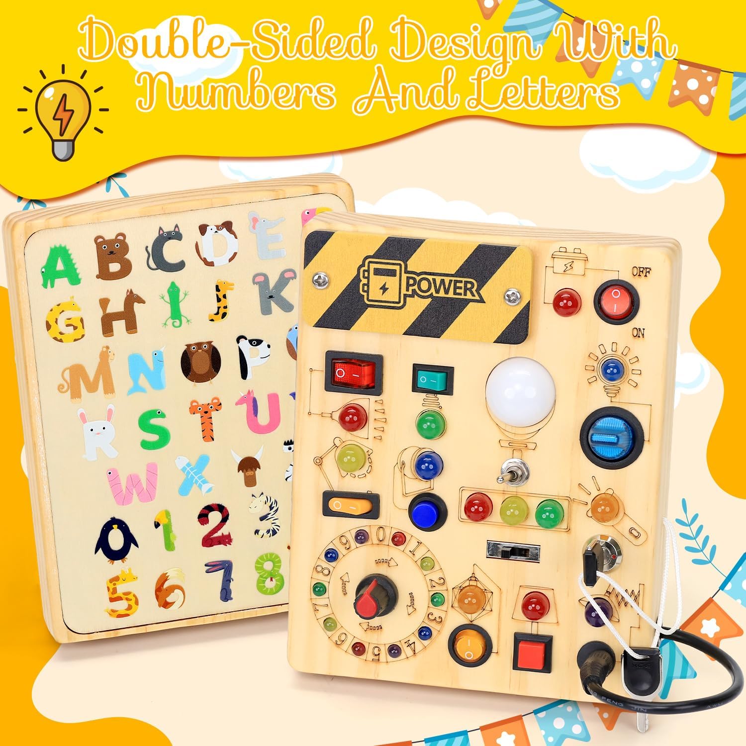 Thumbnail 4 de RichBoy Montessori Busy Board 37-in-1