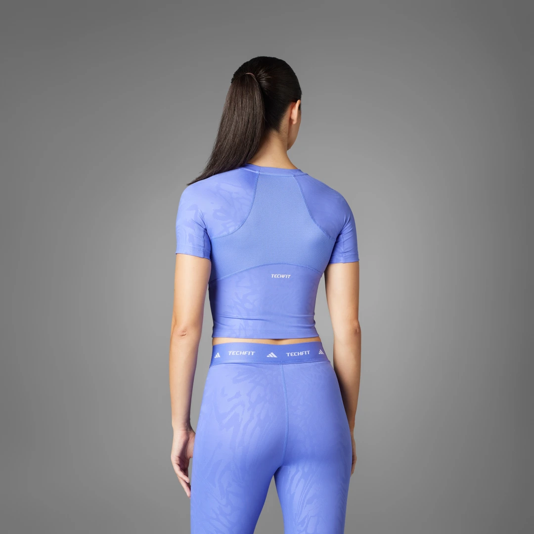 Detalle de Camiseta Techfit Printed de Adidas: guía práctica para decidir si merece la pena