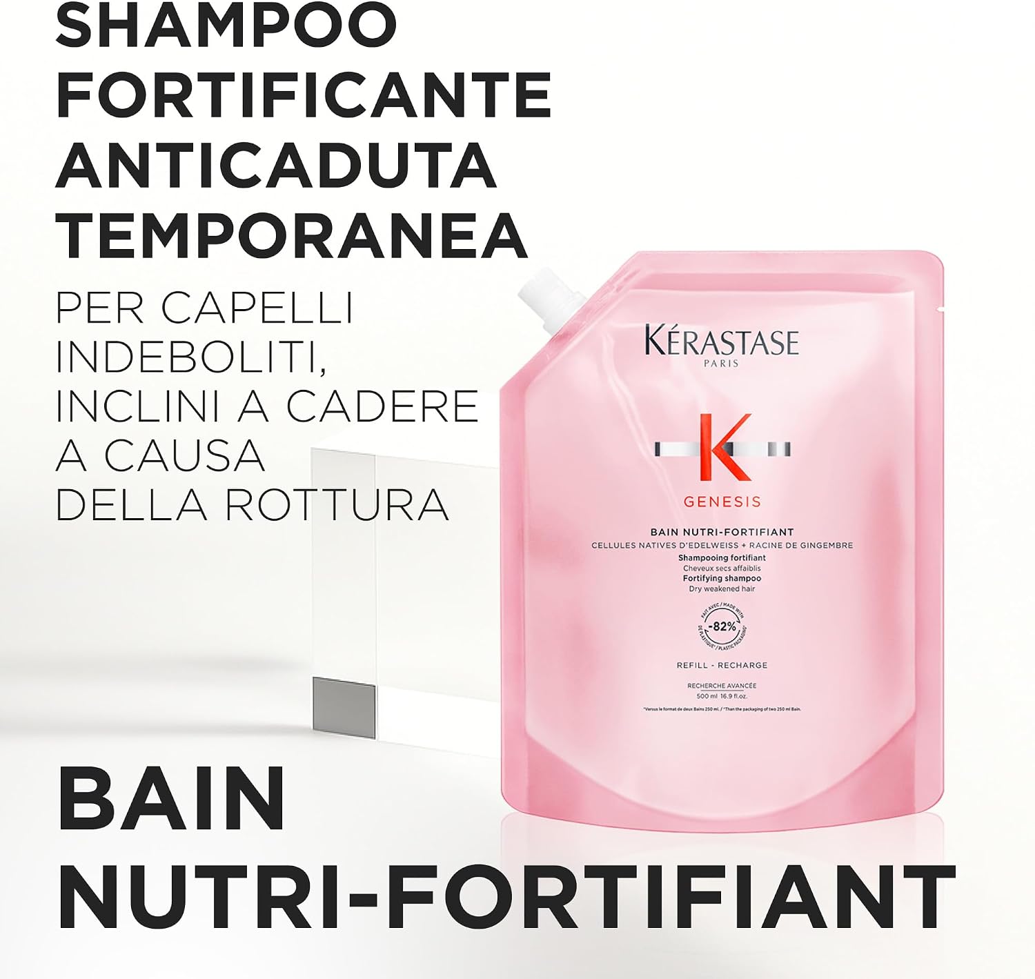 Detalle de Kérastase Genesis Bain Nutri‑Fortifiant 500 ml