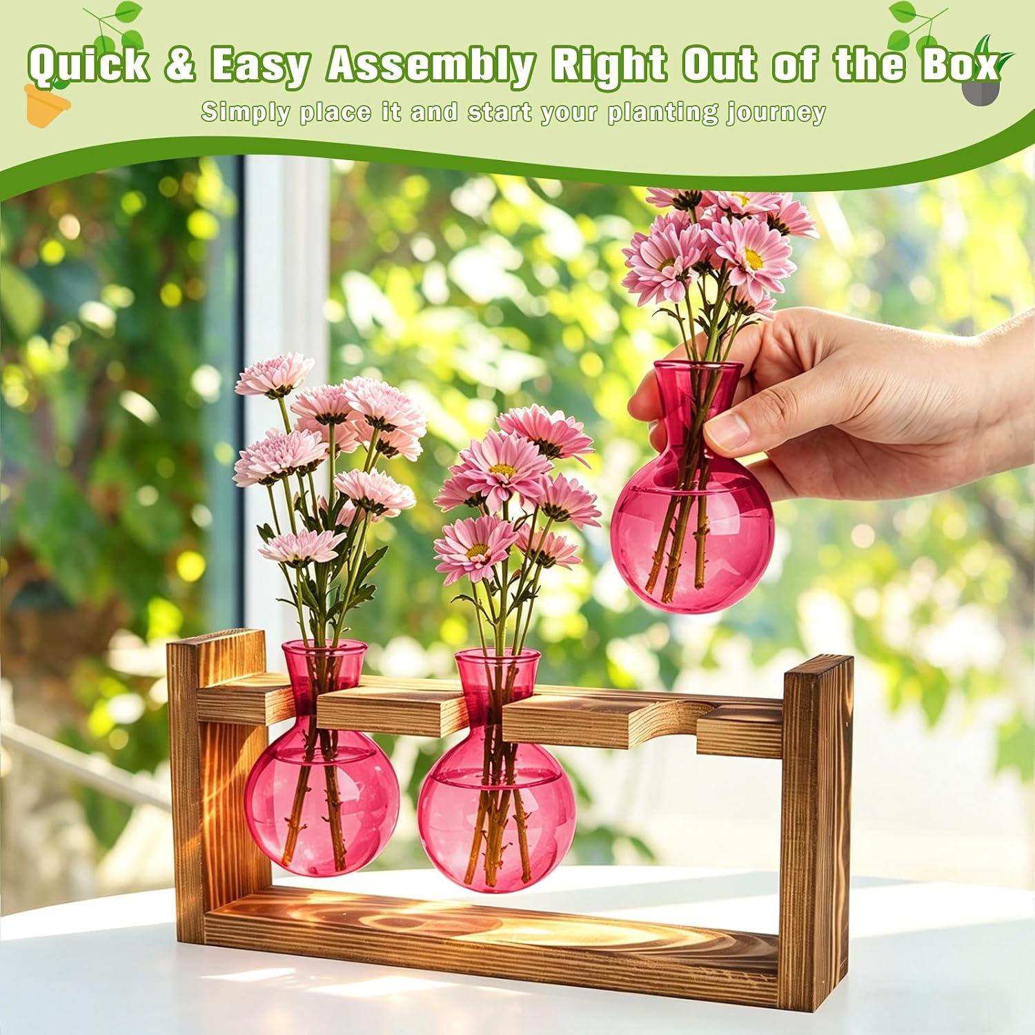 Detalle de XXXFLOWER Plant Propagation Station, Pink