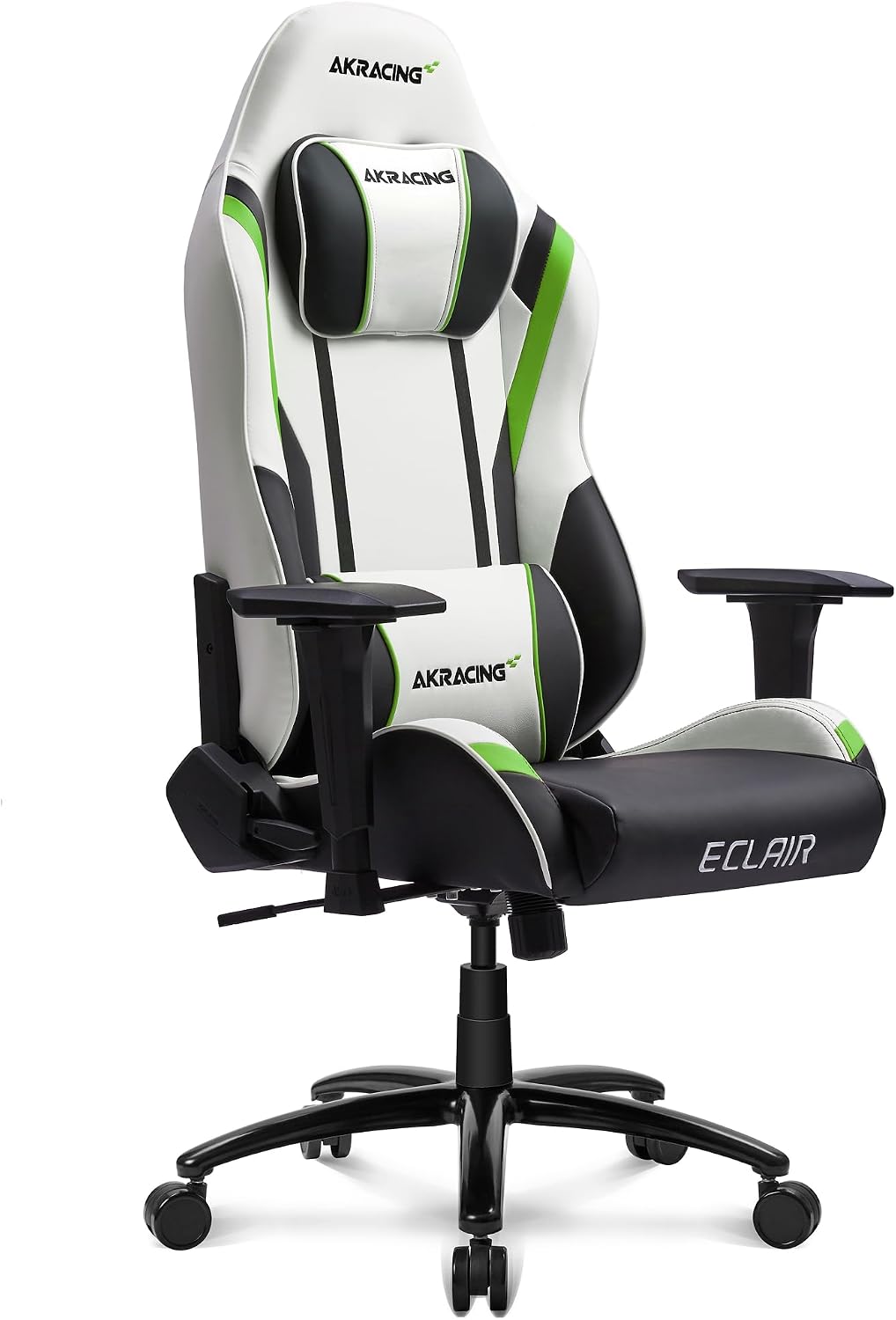 Detalle de AKRacing Eclair AKR-ECLAIR-GREEN ゲーミングチェア グリーン・高耐久PUレザー・180度リクライニング