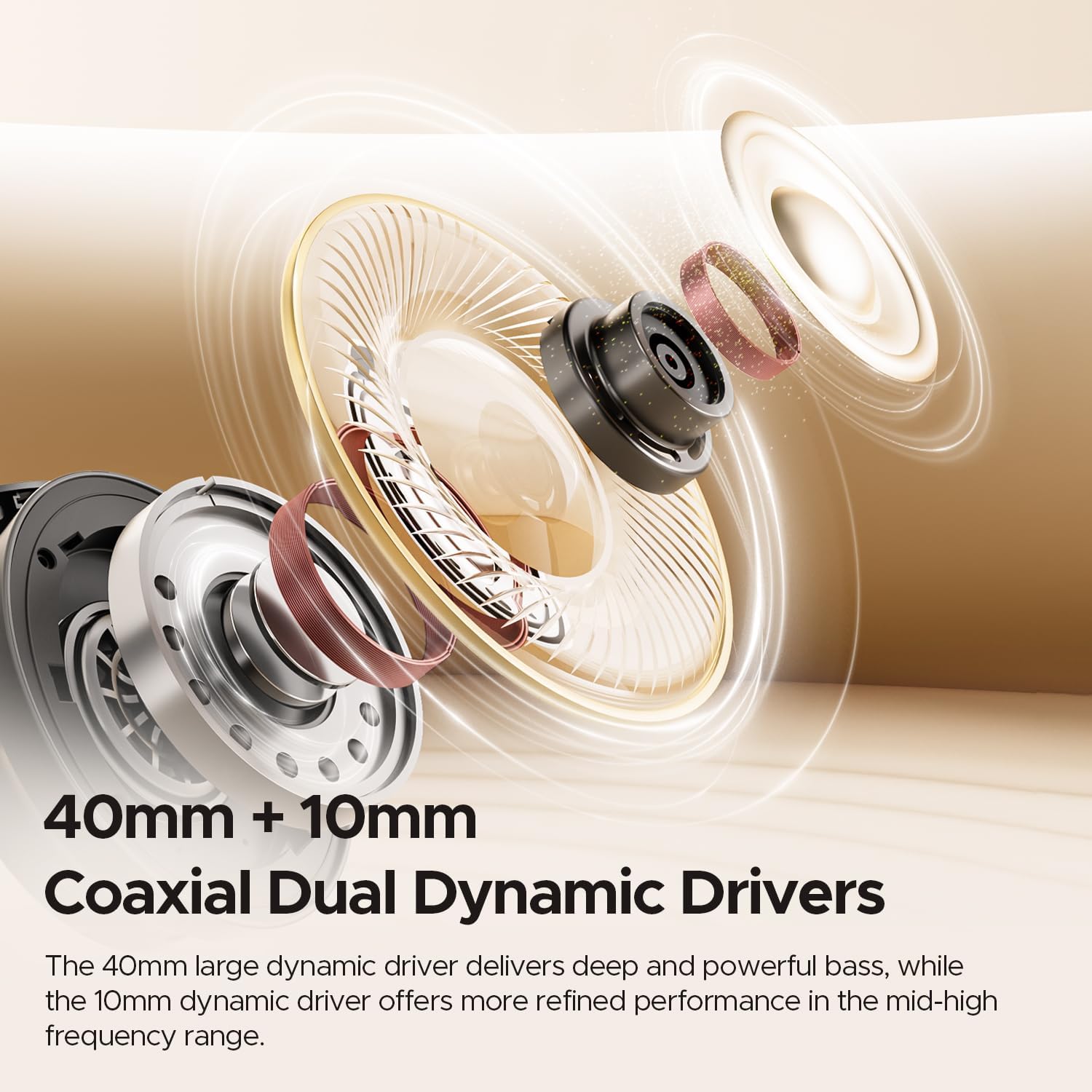 Thumbnail 2 de SOUNDPEATS Space Pro 151‑hour wireless headphones