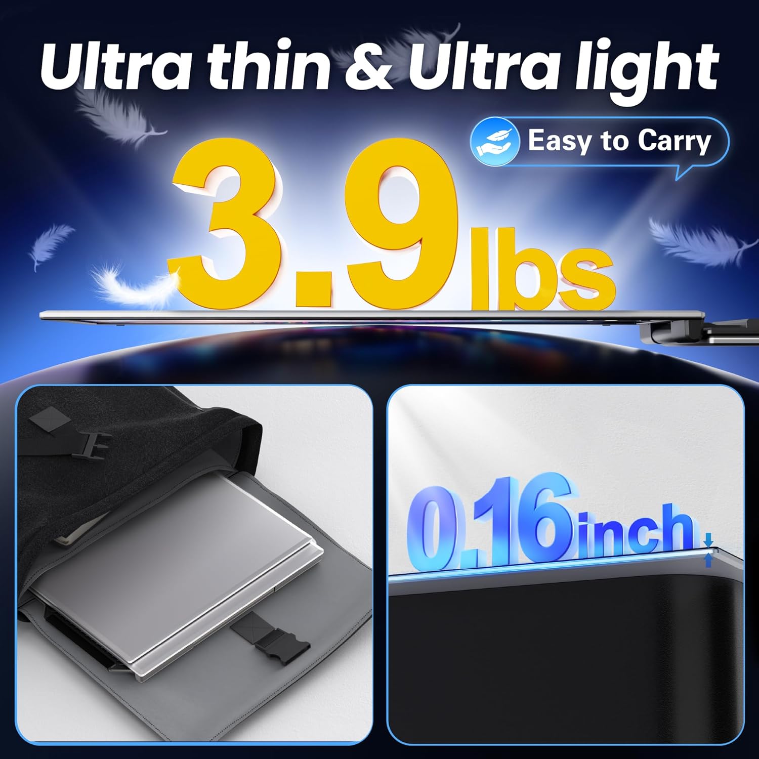Detalle de CIDETTY New Upgrad Laptop Screen Extender Monitor