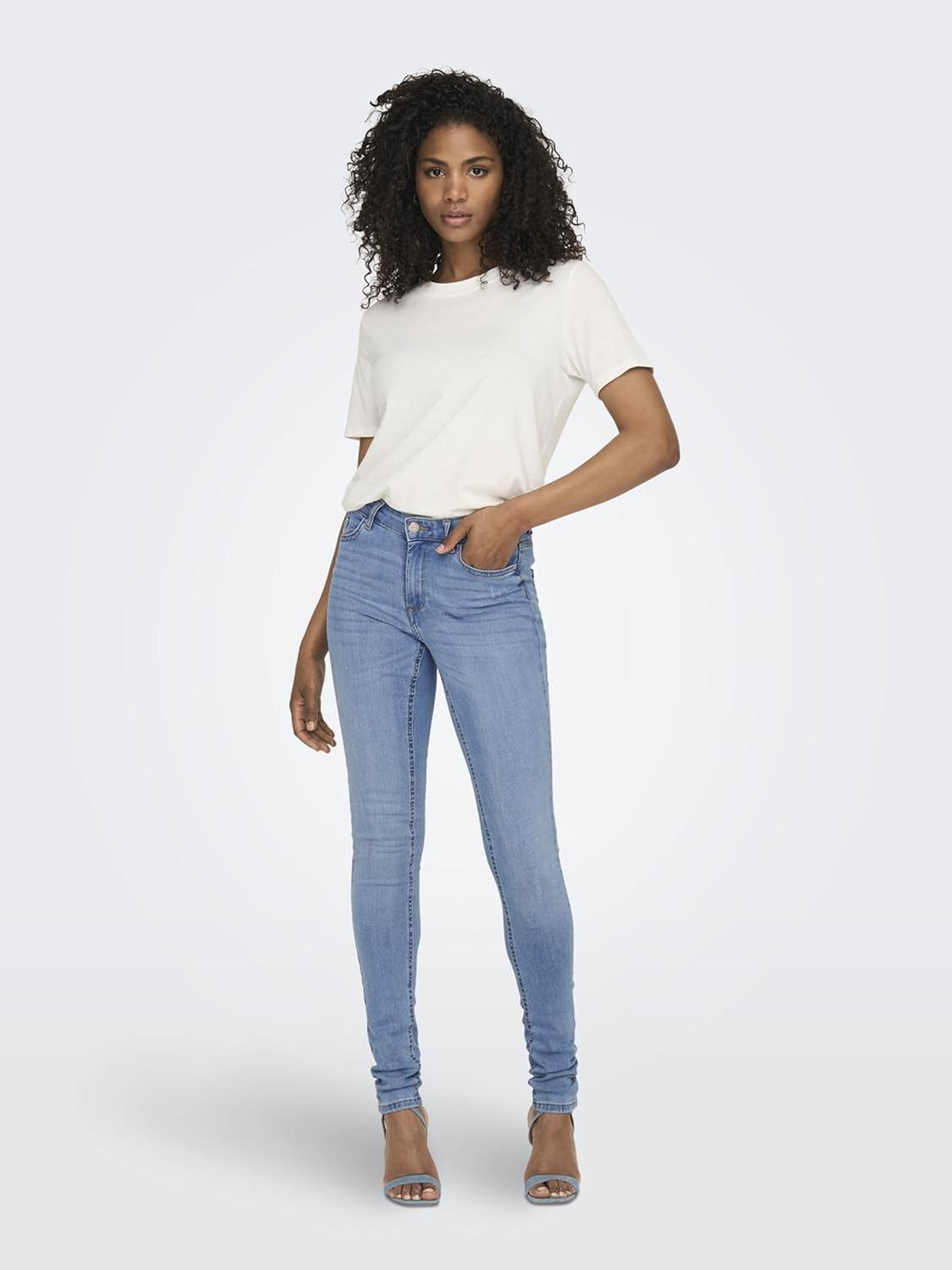 Thumbnail 4 de ONLY Damen Onlblush Life Mid Skinny Jeans REA1467 (NOOS) – mit Better Cotton Anteil