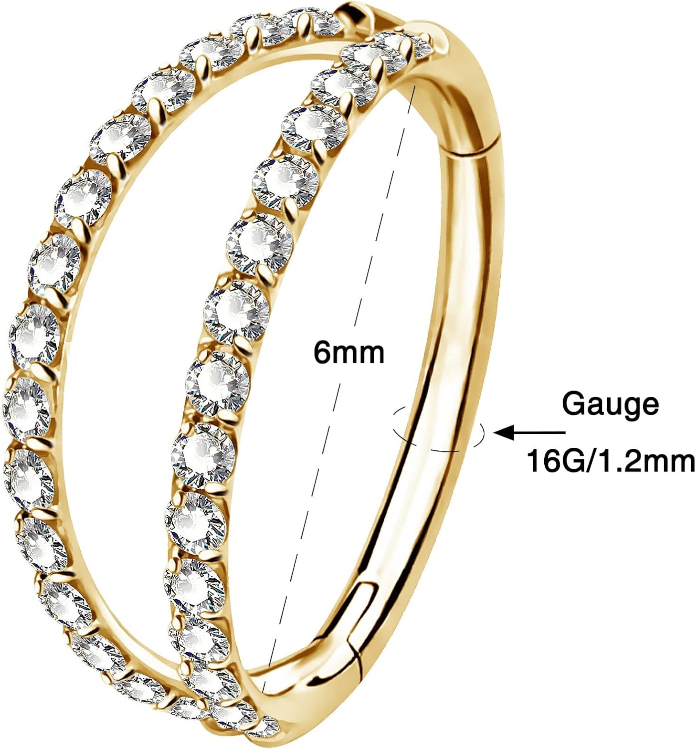 Thumbnail 5 de OUFER Body Piercing 16G Helix Boucles d'oreilles