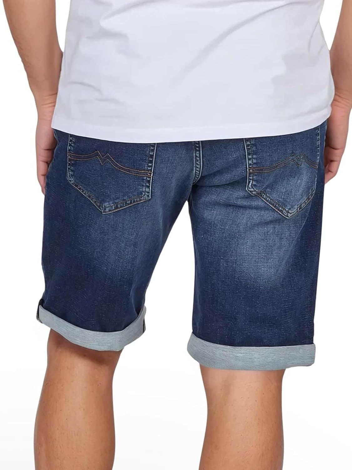 Thumbnail 1 de Mustang Jeansshorts Herren Stretch Kurz Regular Fit Chicago Real X – 5-Pocket Denim Bermuda
