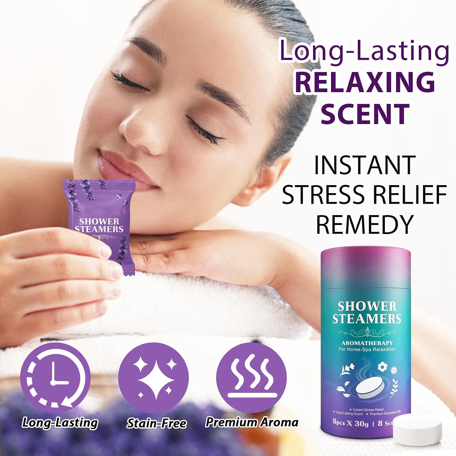 Thumbnail 4 de Shower Steamers Aromatherapy 8-pack for Relaxation