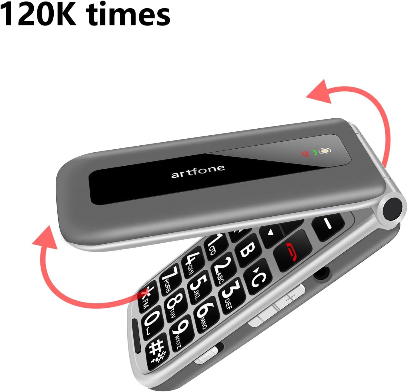 Thumbnail 5 de 4G Unlocked Flip Mobile Phone 2.4" for Seniors