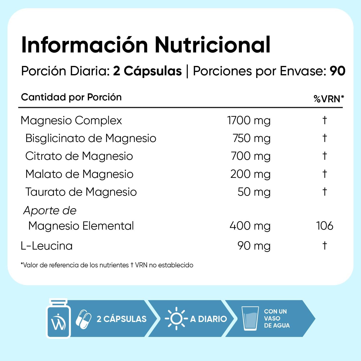 Thumbnail 4 de WeightWorld Magnesio Complex 490mg