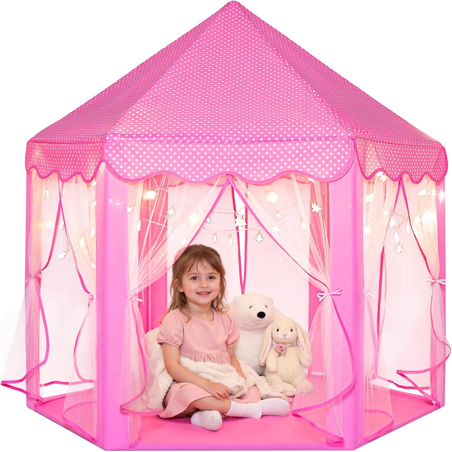 Thumbnail 6 de Sumbababy Princess Castle Tent for Girls — Playhouse 1 🎪