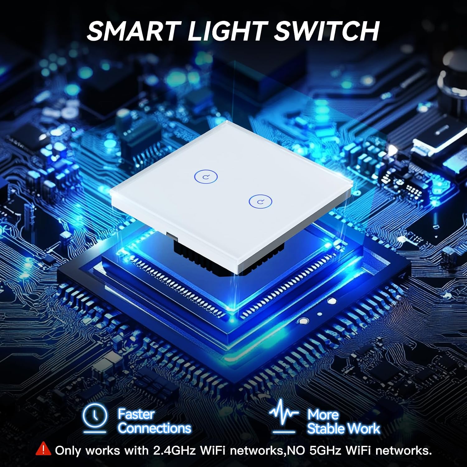 Thumbnail 6 de BSEED Smart Lichtschalter 2-fach WiFi