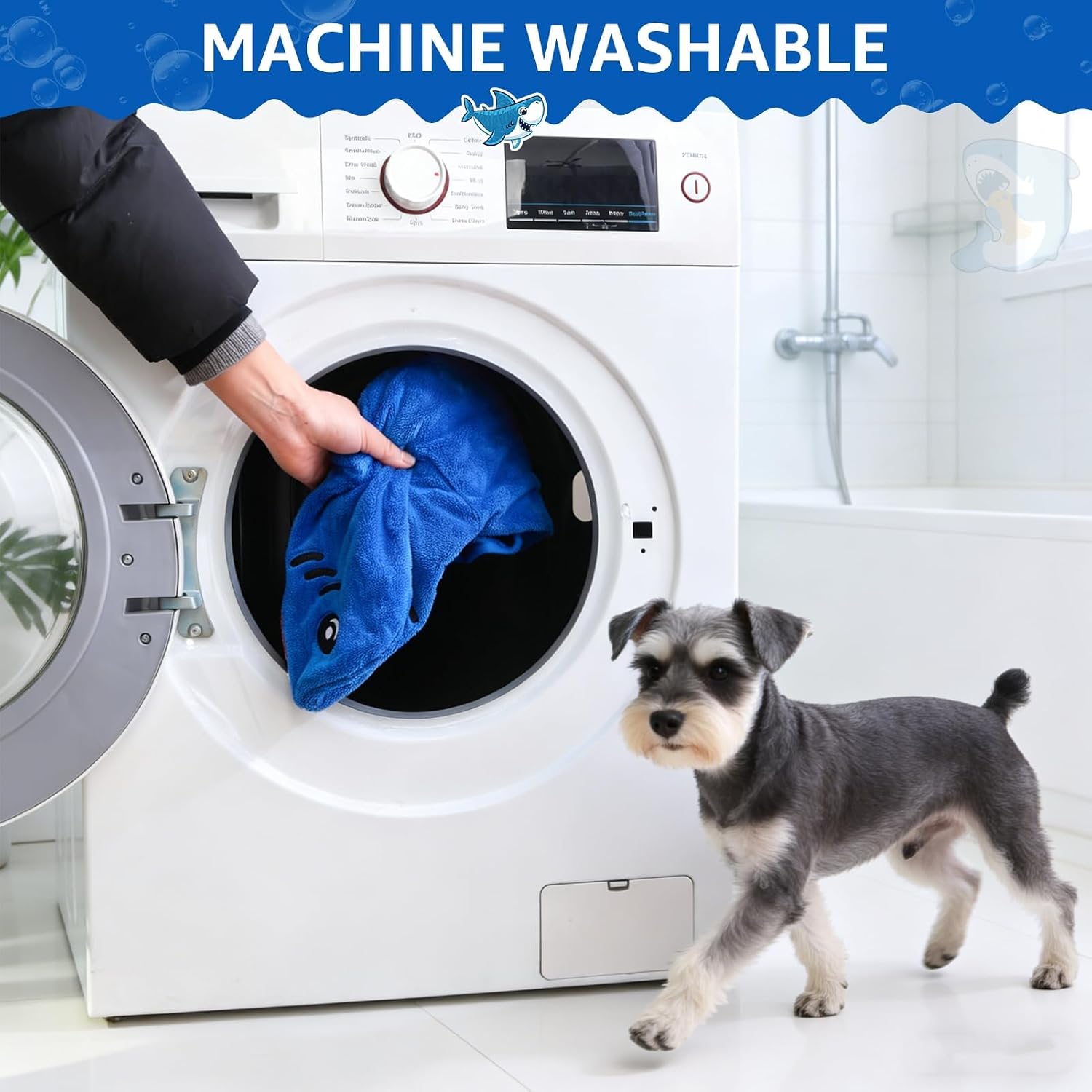 Detalle 2 de SCENEREAL Dog Bathrobe, Microfiber