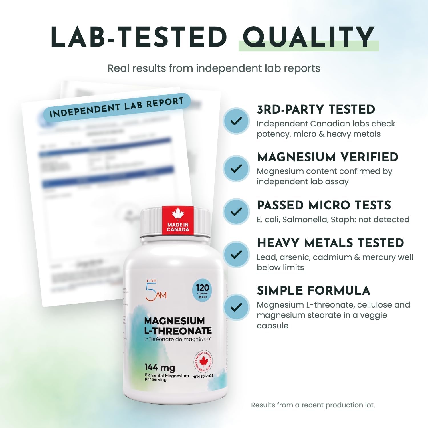 Thumbnail 2 de Live 5AM MLT-48|120 Magnesium L-Threonate, 120 Capsules, 144 mg