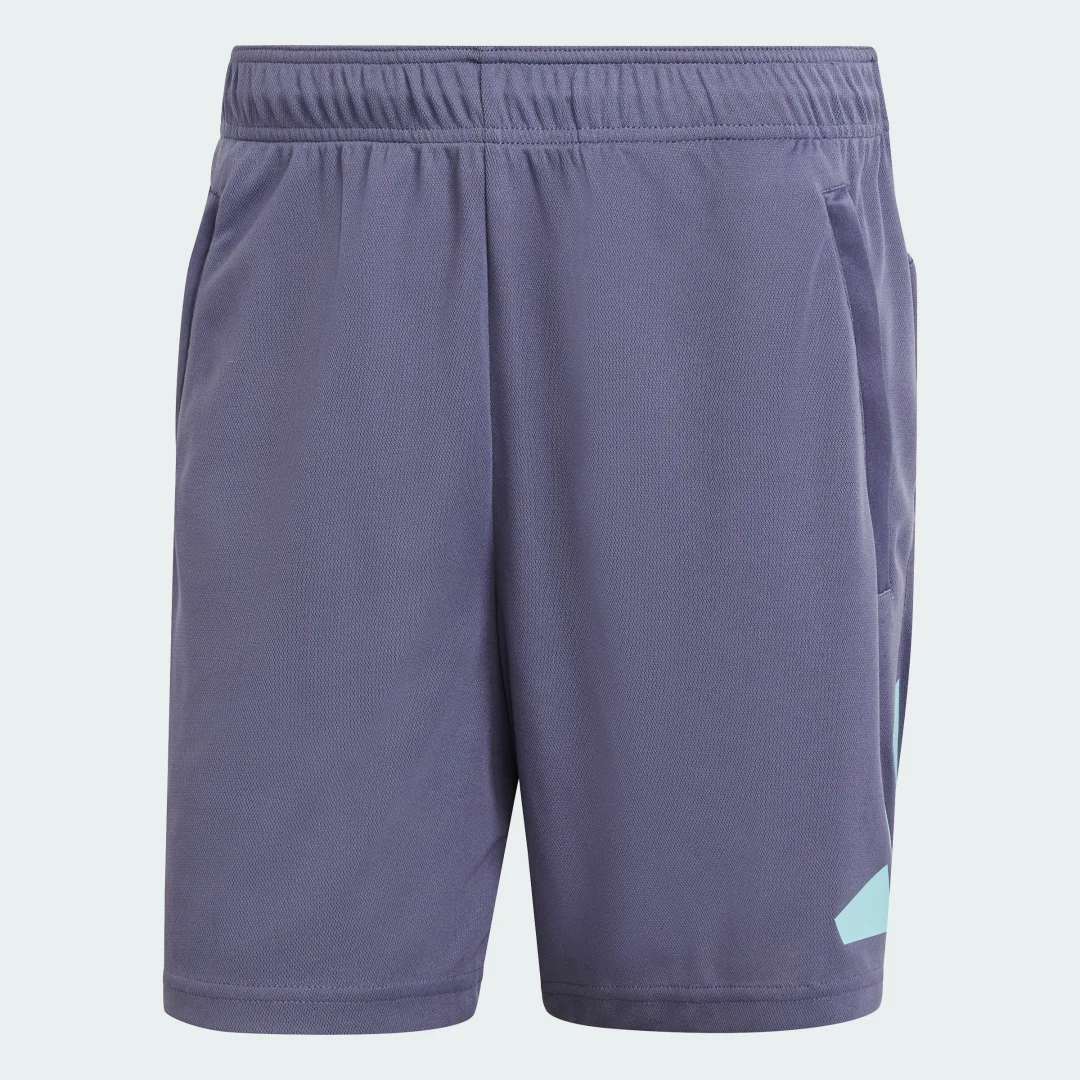 Detalle de Pantalón corto de entrenamiento Train Essentials Logo – Adidas, color Azul