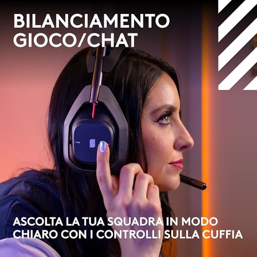 Thumbnail 10 de Logitech G Astro A50 Wireless + Base: cuffie gaming LIGHTSPEED per Xbox, PS5, PC/Mac e Nintendo Switch