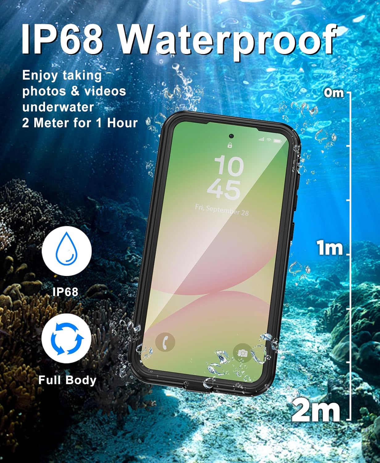 Thumbnail 1 de Beeasy Cover Rugged per Samsung Galaxy A56 impermeabile IP68 e antiurto 360°