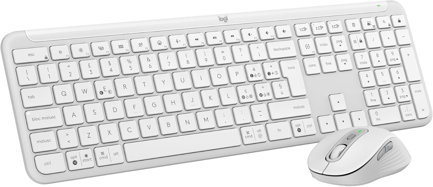 Detalle de Logitech MK950 Signature Slim tastiera e mouse kit