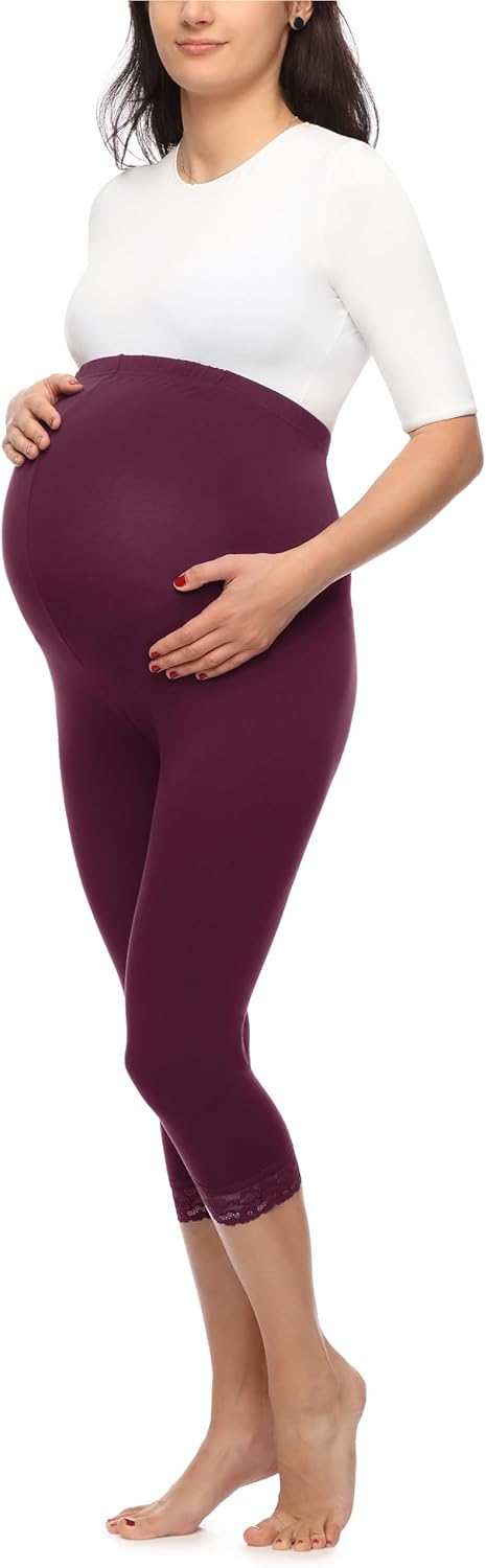 Thumbnail 2 de Be Mammy Leggings Premaman 3/4 BE20-161: comodi ed eleganti per la gravidanza