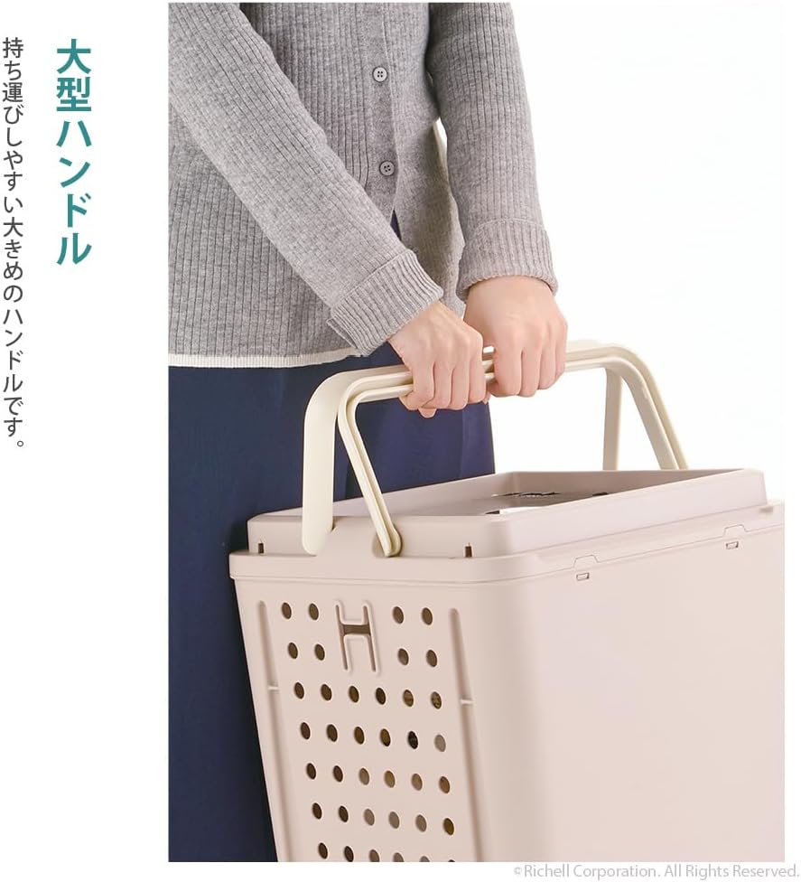 Thumbnail 6 de リッチェル キュービックルーム 猫用キャリー・クレート兼ベッド グレージュ 8kgまで