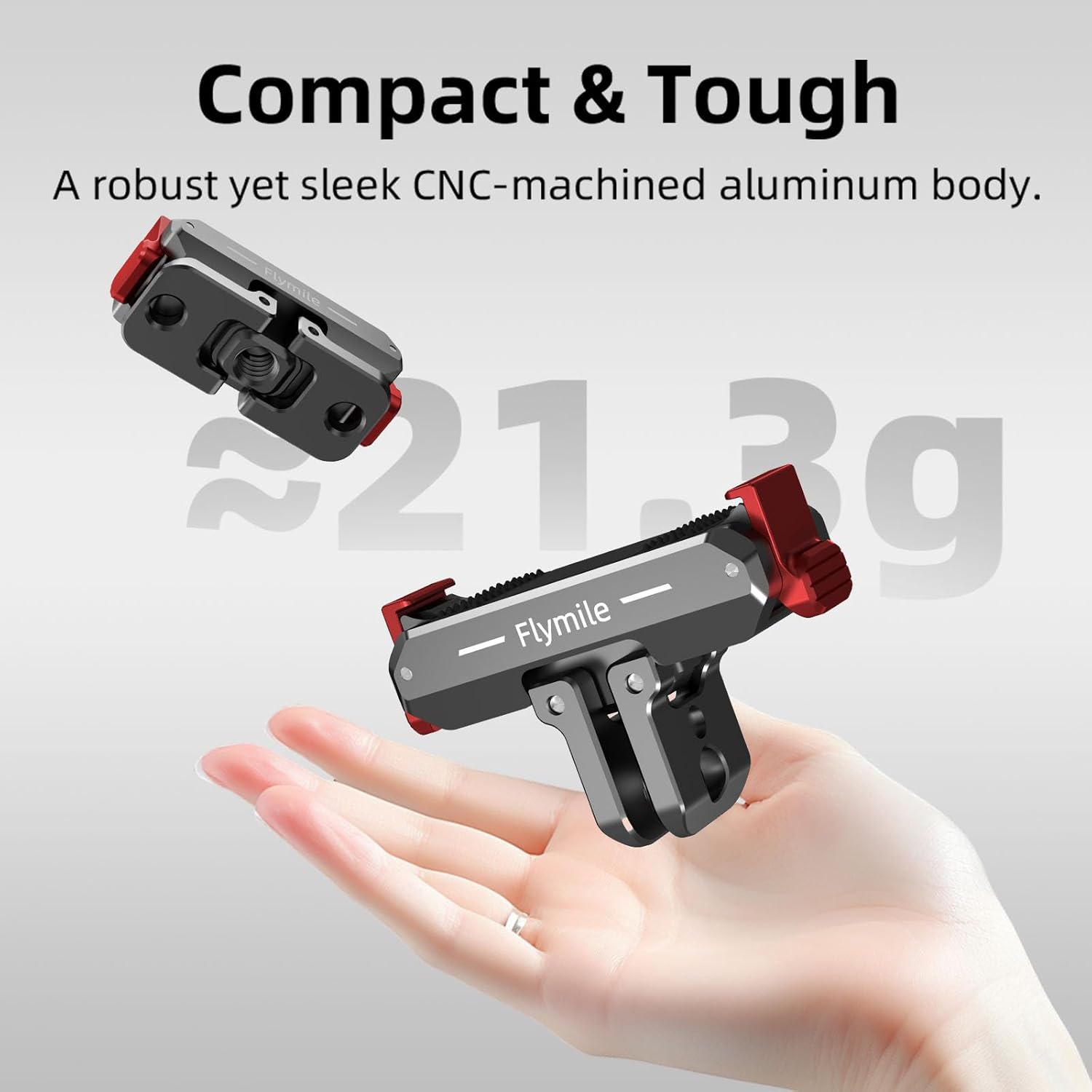 Thumbnail 3 de BRDRC Quick Release Mount for DJI Nano — Aluminum Alloy Magnetic Expansion Adapter with Go Pro & 1/4 Inch Screw Adapter
