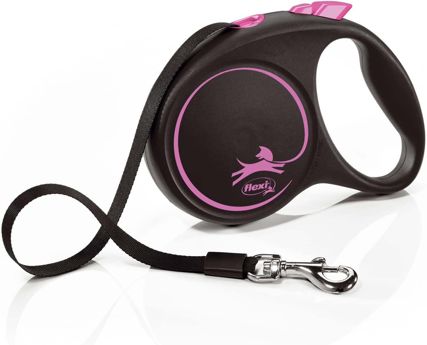 Imagen de Flexi Black Design Correa Enrollable 5M Rosa en OfertitasTOP